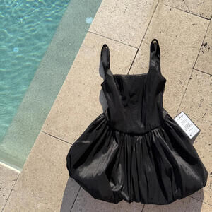 Alex & Sophia Black Party Bubble Dress Size 5/6